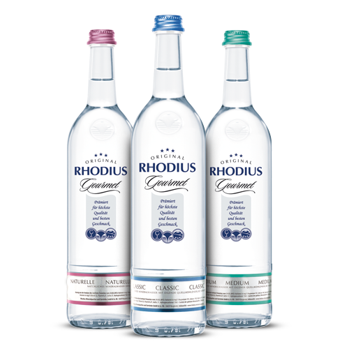 Three different varieties of RHODIUS Gourmet.